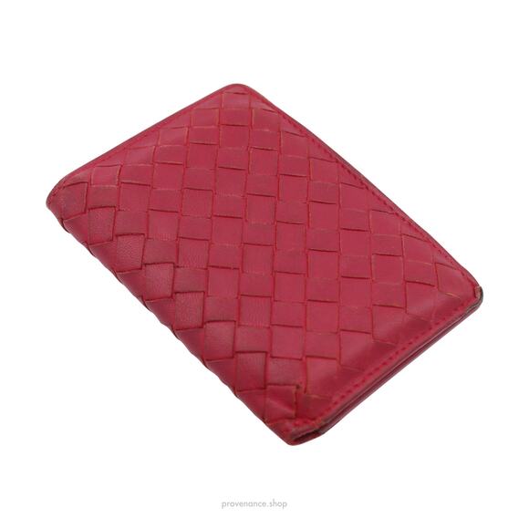 🔴 Bottega Veneta Pocket Organizer Wallet - Raspberry - Picture 2 of 7